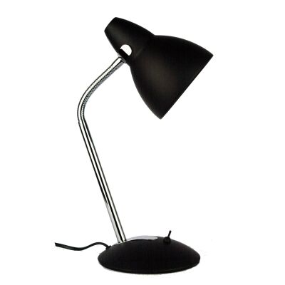 Trax Metal Desk Lamp, Black