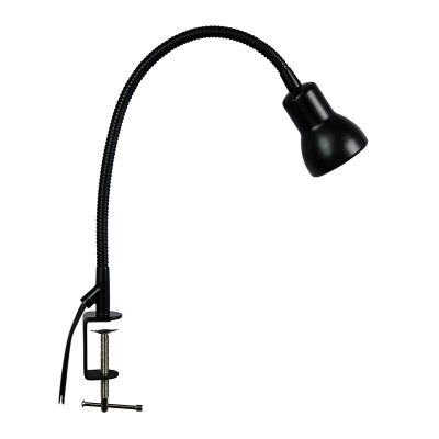 Scope Metal Adjustable Clamp Lamp, Black