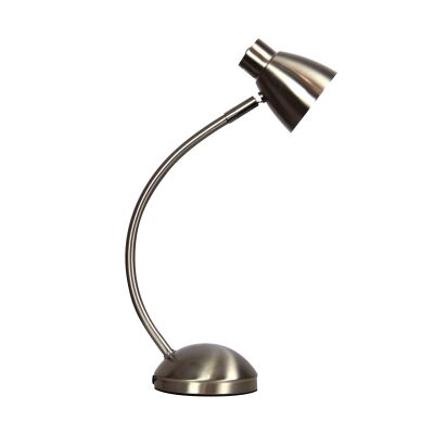 Nex Metal LED Touch Desk Lamp, Brushed Chrome