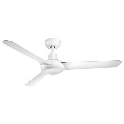 Ventair Spyda Commercial Grade Indoor / Outdoor 3 Blade Ceiling Fan, 125cm/50", Satin White