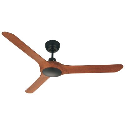 Ventair Spyda Commercial Grade Indoor / Outdoor 3 Blade Ceiling Fan, 140cm/56", Teak