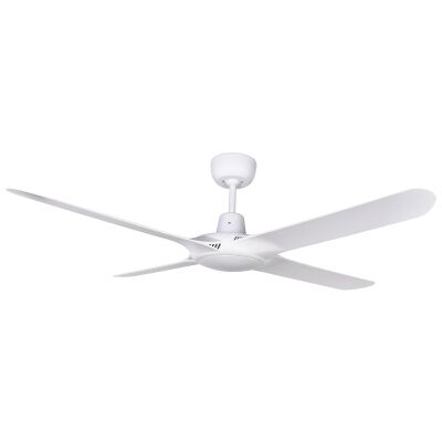 Ventair Spyda Commercial Grade Indoor / Outdoor 4 Blade Ceiling Fan, 140cm/56", Satin White