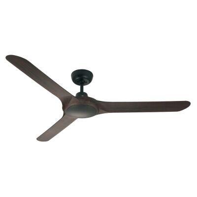 Ventair Spyda Commercial Grade Indoor / Outdoor 3 Blade Ceiling Fan, 157cm/62", Walnut