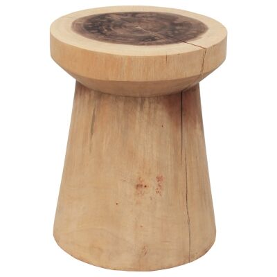 Nolan Solid Soar Timber Round Mushroom Stool