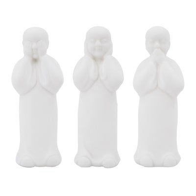 Three Wise Monks Sculpture Set