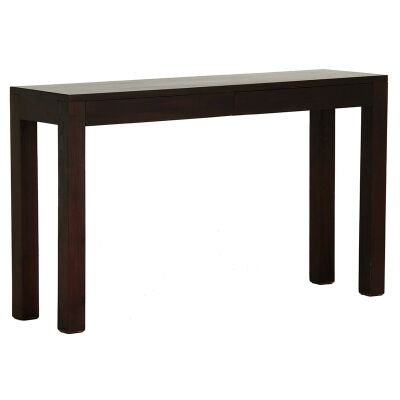 Amsterdam Mahogany Timber Sofa Table, 130cm, Chocolate