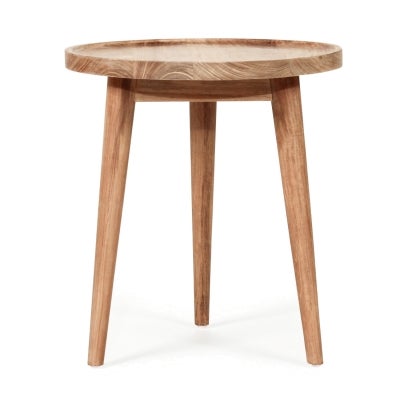 Burleigh Teak Timber Indoor / Outdoor Round Side Table, 45cm