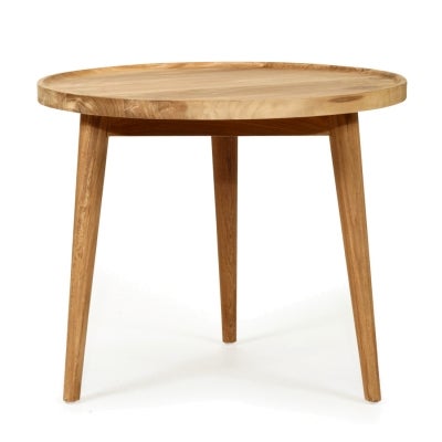 Burleigh Teak Timber Indoor / Outdoor Round Side Table, 60cm