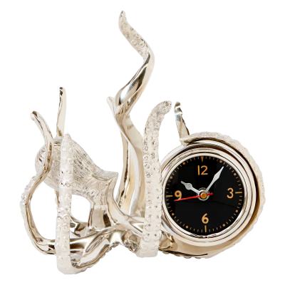 Eloria Octopus Metal Table Clock