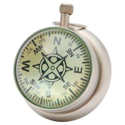 Eloria Timekeepers Porthole Clock, Pewter