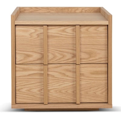 Kitayama Wooden Bedside Table, Natural