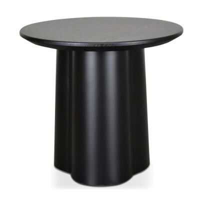 Asarna Round Side Table, Black