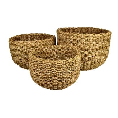 Ali 3 Piece Seagrass Basket Set