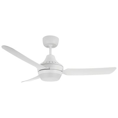 Ventair Stanza Indoor / Outdoor Ceiling Fan with B22 Lamp Holder, 122cm/48", White