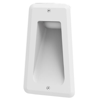 Acre IP54 Exterior LED Recessed Wall / Step Light, White
