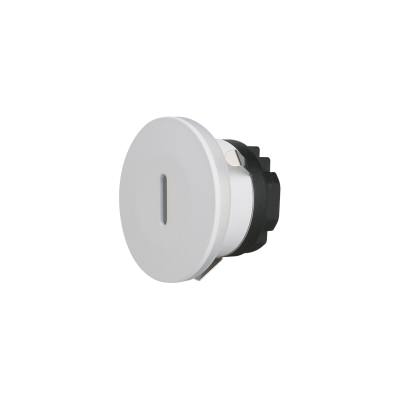 Dupont Recessed Dimmable LED Round Steplight, Style B, CCT, White