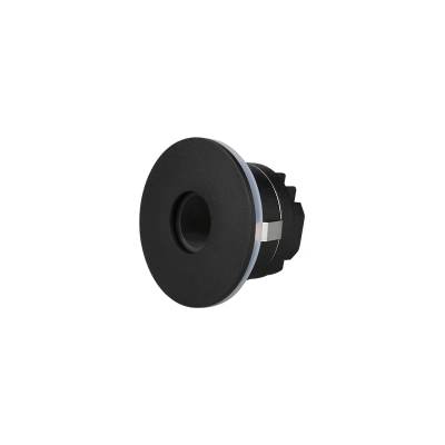 Dupont Recessed Dimmable LED Round Steplight, Style D, CCT, Black