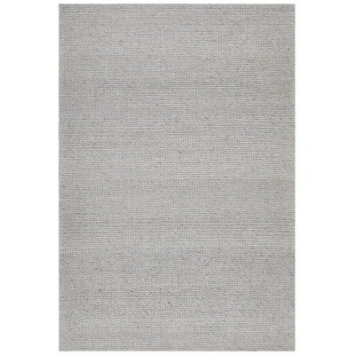 Studio Oskar Handwoven Felted Wool Rug, 155x225cm, Grey
