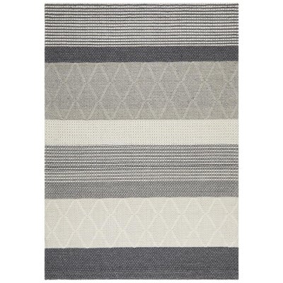 Studio Karlsson Hatch Handwoven Textured Wool Rug, 155x225cm