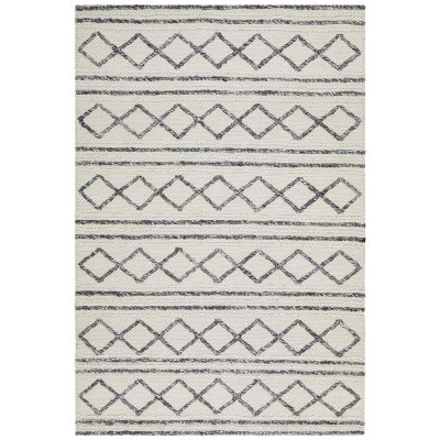 Studio Milly Handwoven Textured Wool Rug, 155x225cm