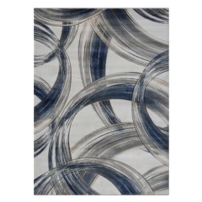Sunbury Chase Modern Rug, 300x400cm, Grey / Blue