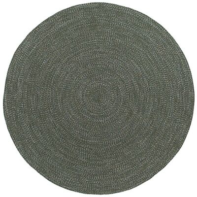 Seasons Stripe Indoor / Outdoor Round Rug, 240cm, Natural / Khaki