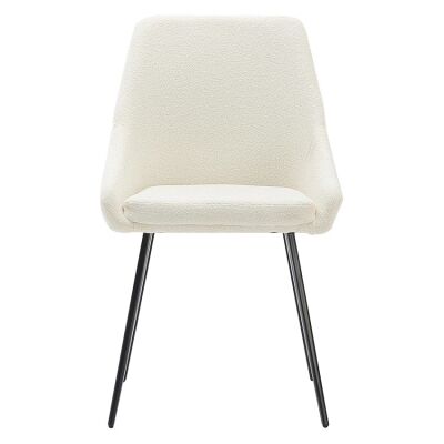 Shogun Commercial Grade Waterproof Fabric Dining Chair, Cream