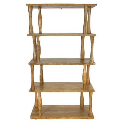 Carliox Mango Wood Timber Display Shelf