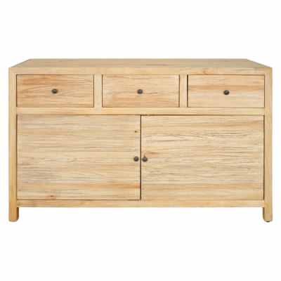 Sheraton Tomes Timber 2 Door 3 Drawer Buffet Table, 135cm, Rustic Pine