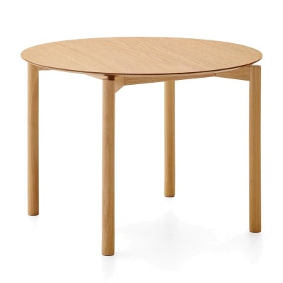 Avenn Wooden Round Dining Table, 110cm