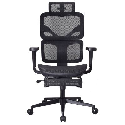 Killerby Mesh Fabric Ergonomic Executive Office Chair with Telescopic Footrest