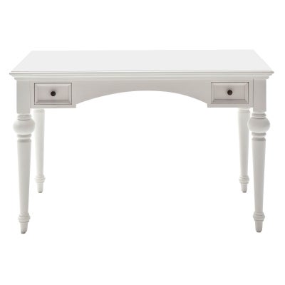 Provence Mahogany Timber Writing Desk, 120cm
