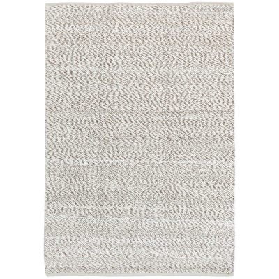 Tangier Hand Braided Looped Wool Rug, 230x160cm, Beige