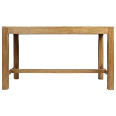 Chunk Commercial Grade Timber Bar Table, 180cm, Light Oak