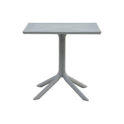 Santacruz Square Outdoor Dining Table, 80cm, Grey