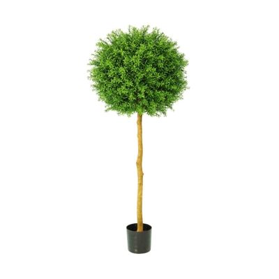 Potted Artificial Rosemary Ball Topiary, 120cm