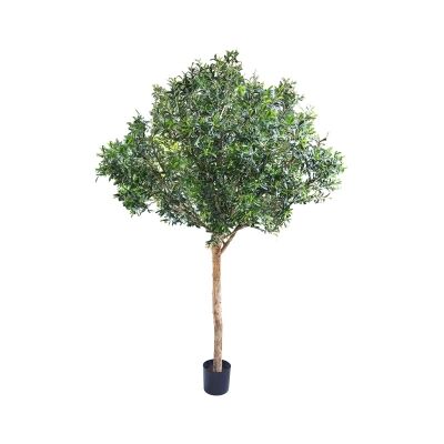 Potted Artificial Olive Topiary Tree, 230cm