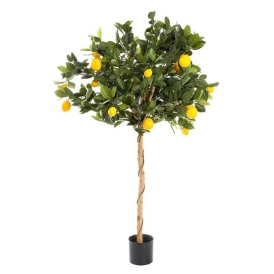 Potted Artificial Lemon Tree, 90cm