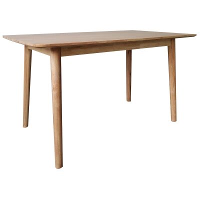 Tende Rubber Wood Dining Table, 140cm