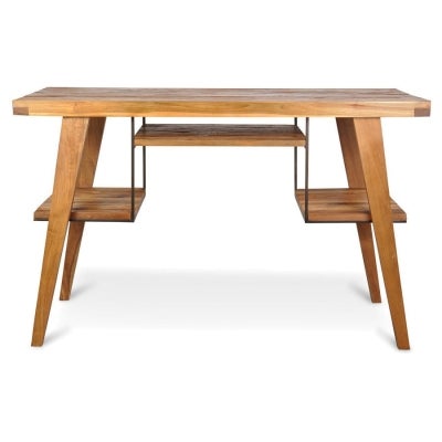 Tropica Woody  Commercial Grade Reclaimed Teak Timber Desk, 130cm