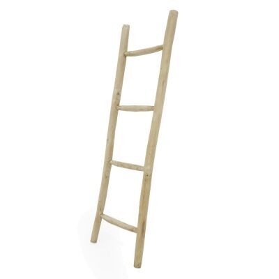 Thiago Teak Timber Indoor / Outdoor Ladder Rack, 165cm