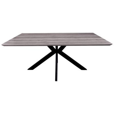 Trew Scratch Resistant Dining Table, 180cm, Grey Oak