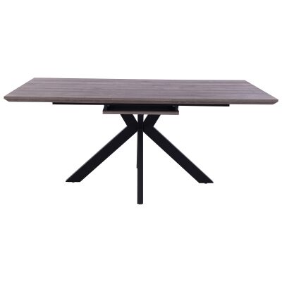 Trew Scratch Resistant Extension Dining Table,180-220cm, Grey Oak