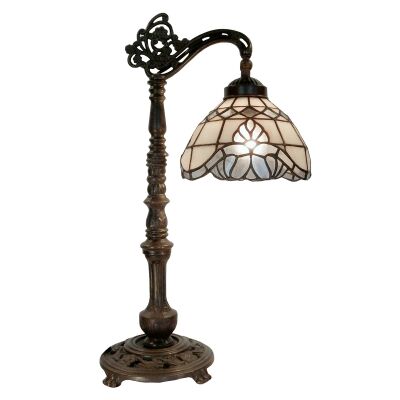 Vienna Tiffany Style Stained Glass Downbridge Table Lamp