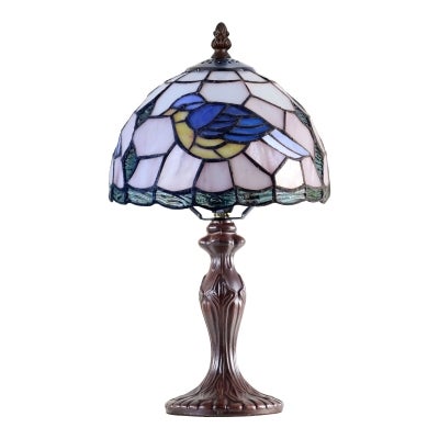 Aerie Tiffany Style Stained Glass Table Lamp