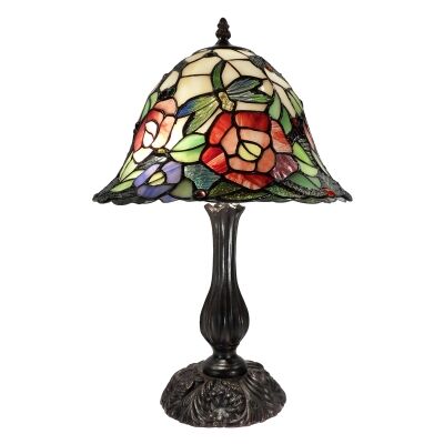 Rosita Tiffany Style Stained Glass Table Lamp, Medium
