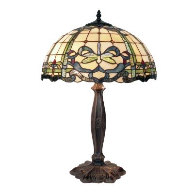 Aurora Tiffany Style Stained Glass Table Lamp, Large
