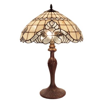 Vienna Tiffany Style Stained Glass Table Lamp, Large