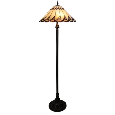 Vermont Tiffany Style Stained Glass Floor Lamp
