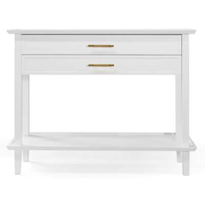 Lysandor Pine Timber Console Table, 110cm
